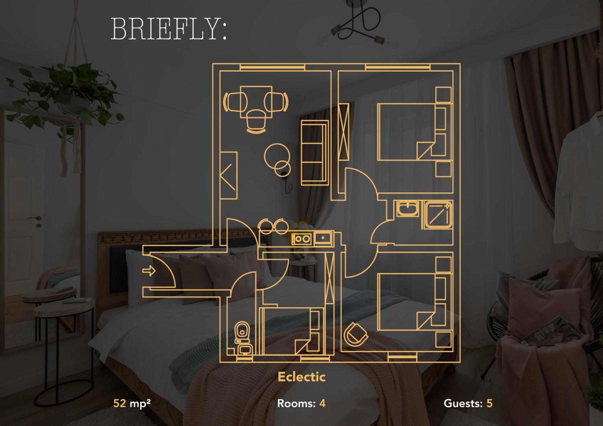 Eclectic 3 Bedroom Calea Victoriei By Urbanesq Bukarest Eksteriør billede